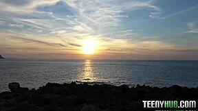 curvy italian teen gets rough blowjob from american guy shelena romeo mancini