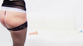 Sophie Dee Feels Ecstasy Vibrating Her Sweet British Pussy In Fishnets