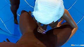 young girl getting fucked in the pool?