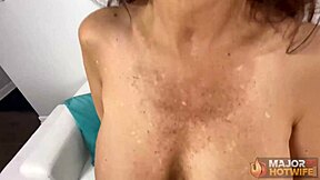 Busty Brunette Milf Syren De Mer Gets Pussy Pounded By Rome Major!