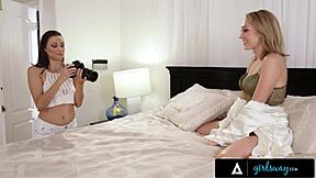 Girlsway - Sexy Photographer Passionately Fucks With Her Model After Their Nude Photoshoot