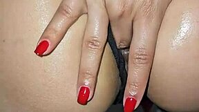 Hey, that big oiled ass is ready to jump on a cock! 😏