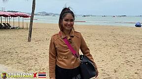 did the asian model get creampied in pov cfnm blowjob?