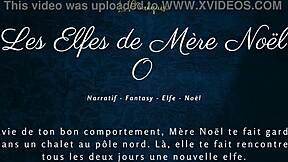 french christmas elves get naughty with dirty talk