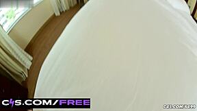 this busty milf is dominating with her giant tits and cleavage, brunette bbw in pov 😍