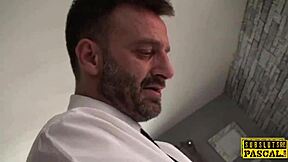 British milf whore contrasts gentle reality with rough anal domination and face fucking