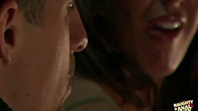 Suzy and three friends take turns on a huge cock anally