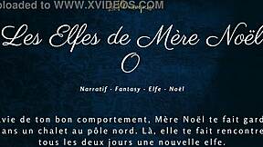french christmas elves get naughty with dirty talk
