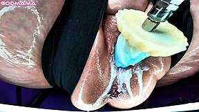 no mercy for mama, drenched and stretched by every brutal inch