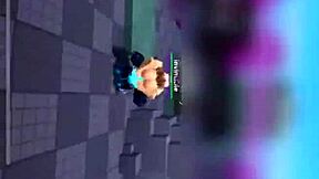 Fucking a bitch hard in the ass with my big cock while she moans