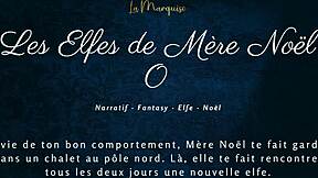 french christmas elves get naughty with dirty talk