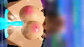 Fucking a bitch hard in the ass with my big cock while she moans