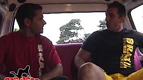 teen 18+ brunette gets assfucked by monster cock in car