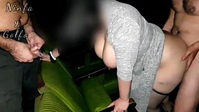 Gangbang in X Cinema - I Get Fucked by Several Men in Front of My Husband - Part 3