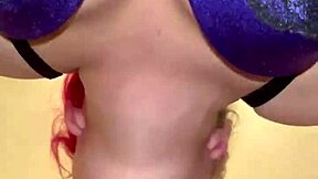 close up sloppy blowjob with throat cum