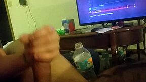 Relaxing oily handjob leads to explosive cumshot