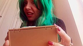 the sexy giantess hungers for you under her huge skirt. watch her dominate!