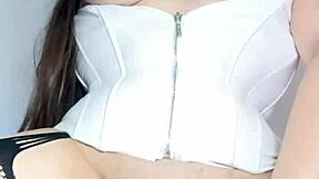 Wife's friend masturbates secretly for me