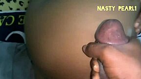 Nasty pearl1 neighbors anal fuck and pussy creampie part 2