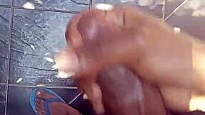 stroking my dick outdoors in the fresh air