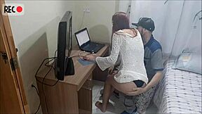 novinha receives horny maintenance man hidden camera