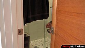 pervymother booty milf catches her stepson then gets her tight pussy filled