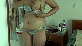 i get too excited showing off my tits while stepsons friends jerk off and cum