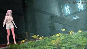 Hey, check out megurine luka asian goddess in nude bondage fun