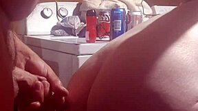 Wife and I fool around in shorts, leading to juicy pussy and cock play.