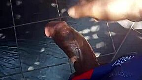 stroking my dick outdoors in the fresh air