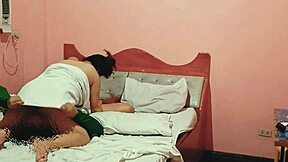 Hot asian chubby pinay girl swallows creampie in hotel missionary sex