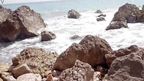 Fucking My Stepsister Hard on the Public Beach