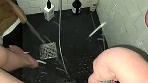 Arab young escort with perfect body masturbates tight pussy in shower