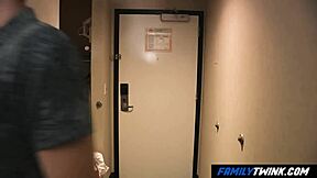 Filthy Stepfather Punishes Stepson With Spanks!