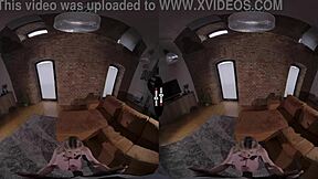 I, uh, can't believe this wedding night with the bride's shaved pussy and blowjob in dark room vr. It's so intense.