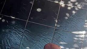 stroking my dick outdoors in the fresh air