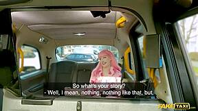 Stunning pink hair, wild ride, intense finish