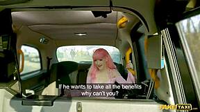 Fake Taxi - Pink Haired Wonder Fucker Gets Her Pussy Creampied In Doggystyle And Missionary