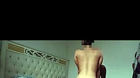 Petite Ebony Rides Big Cock, Twerking and Grinding with Intense Passion