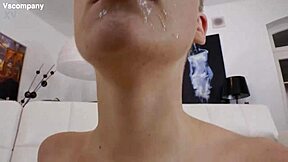 fucked hard in anal for a new hairstyle, teen gets slapped 😈