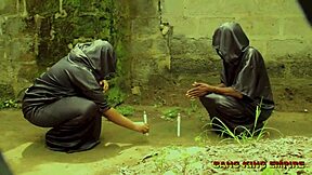 Mature Babe Rides Big Dick Hard In Local Bush