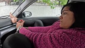 i showed my pussy in the parking lot and the doorman wanted to fuck me badly