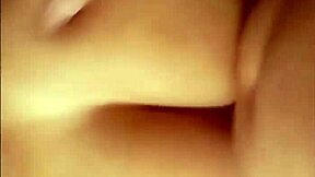 curvy teen flashing nipples while masturbating with big cock