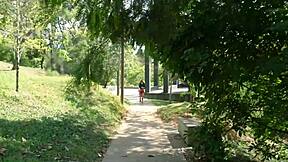 Ashley Sanz invites me to lick and fuck her skinny ass