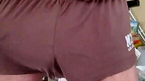 Does Pervy Papifachero Love His Silky Shorts For Easy Boner Access?