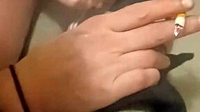 friend has fun trashing my sneakers