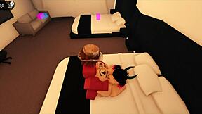 Pink Haired Slut Fucked Rough!