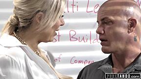 Pure Taboo MILF Lila Lovely Fucks Janitor in Rough Scene!