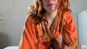 A redhead girl gave me an incredible deepthroat blowjob—Hawk Tuah style!