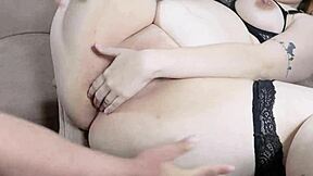 i'm amazed watching this pregnant bbw take it in both holes